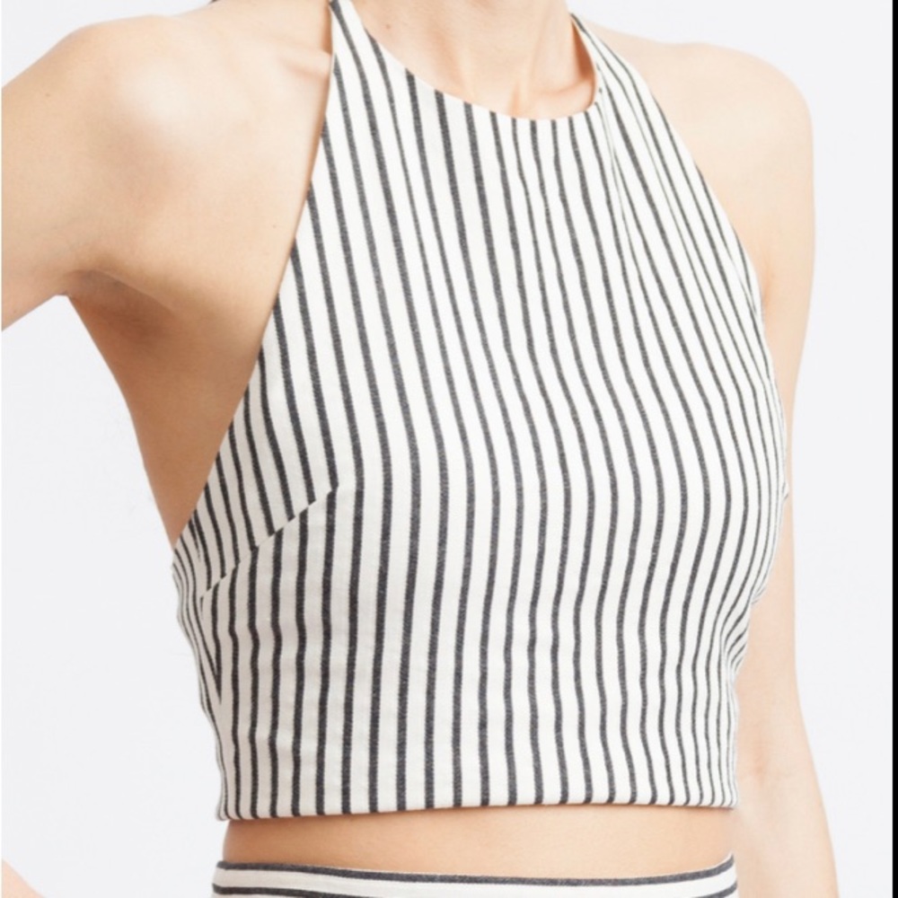 Alice & Olivia cropped halter